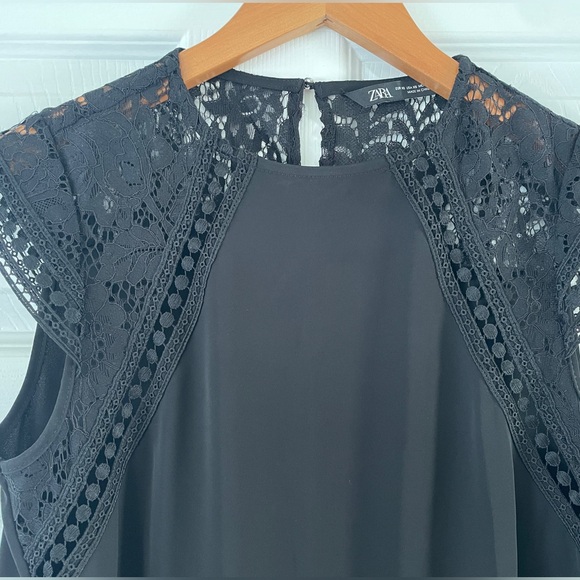 Zara Crotchet Detail Dress Size XS - Picture 2 of 4